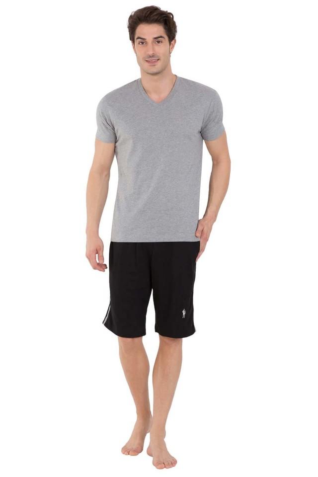 Men in jockey store shorts