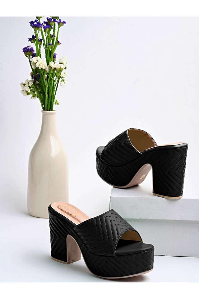 Black block discount heels open toe