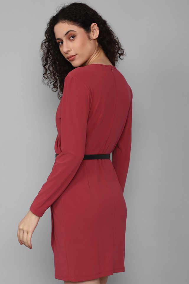 Allen solly outlet red dress