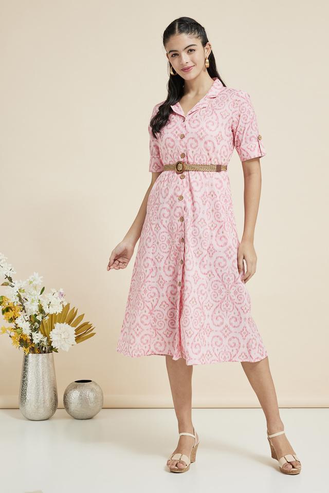 Collared maxi outlet dress