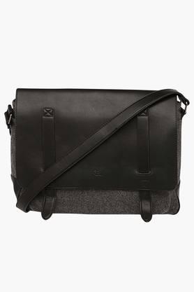 Allen solly black discount solid shoulder bag