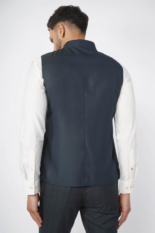 Blackberry top nehru jacket