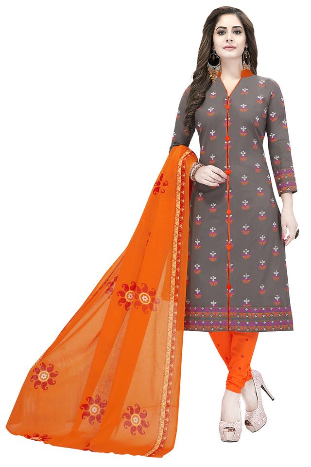 Sinina Cotton Jaquared Salwar Kameez Suit Unstitched Dress Material-R21