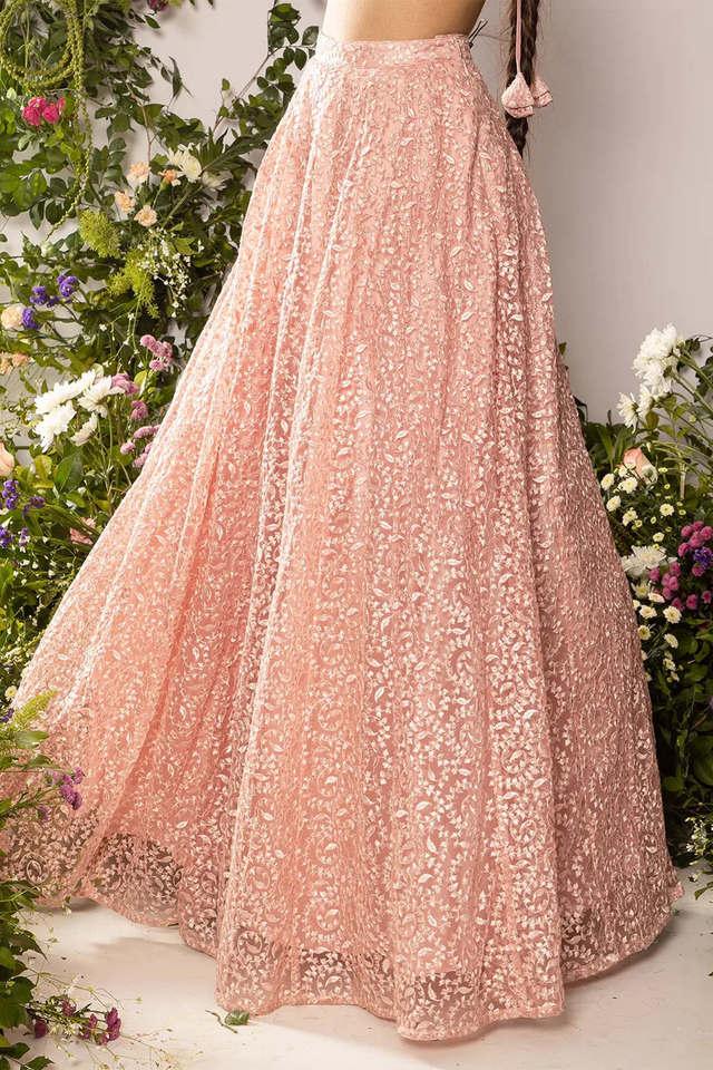 Pink skirt outlet lehenga