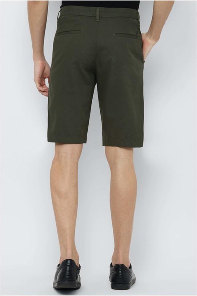 ALLEN SOLLY -  Olive Shorts - Main