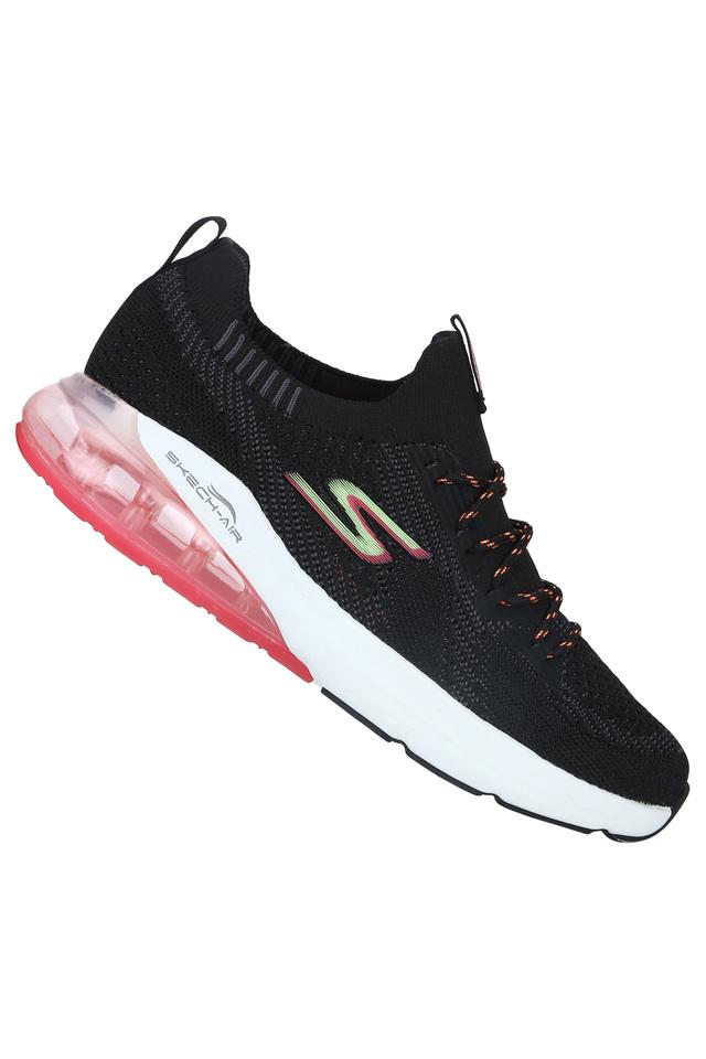 Buy SKECHERS Black Womens Mesh Laceup Sports Shoes Shoppers Stop