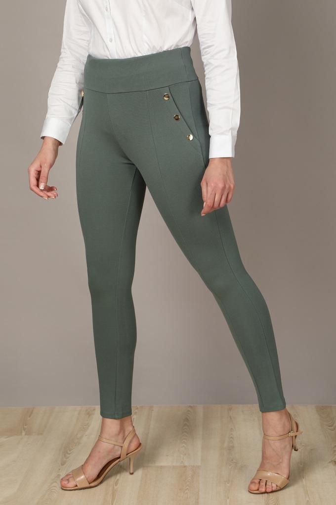 Buy STOP Solid Skinny Fit Women's Formal Wear Treggings