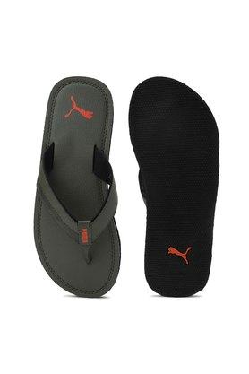 Puma flip flops leather hotsell