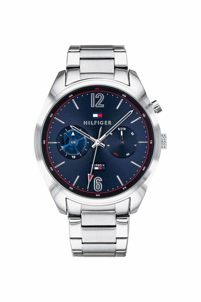 Buy TOMMY HILFIGER Mens Blue Dial Stainless Steel Multi-Function Watch -  TH1791551