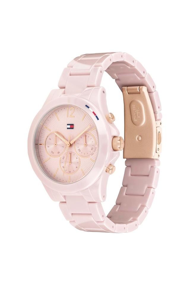 Tommy hilfiger pink ceramic on sale watch