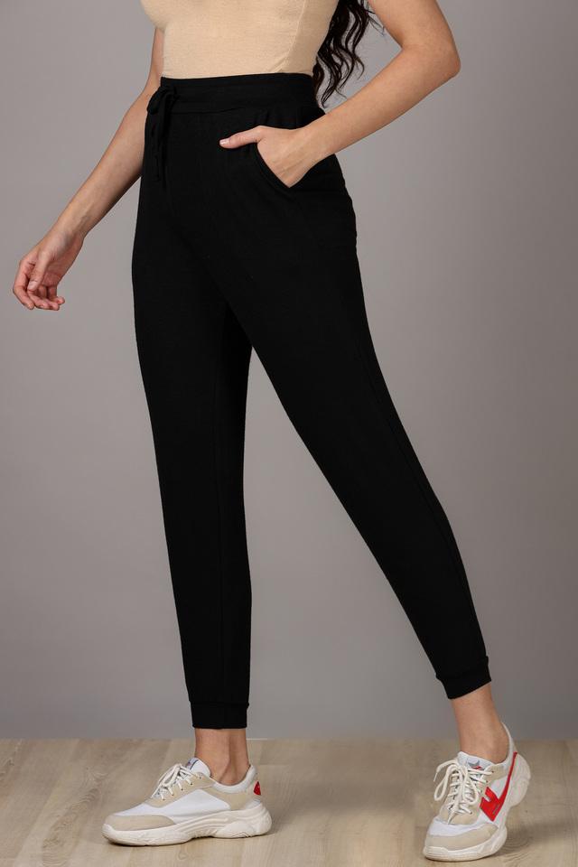 Women's polyester jogger pants hot sale