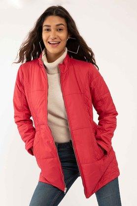 Women's red sale casual jacket