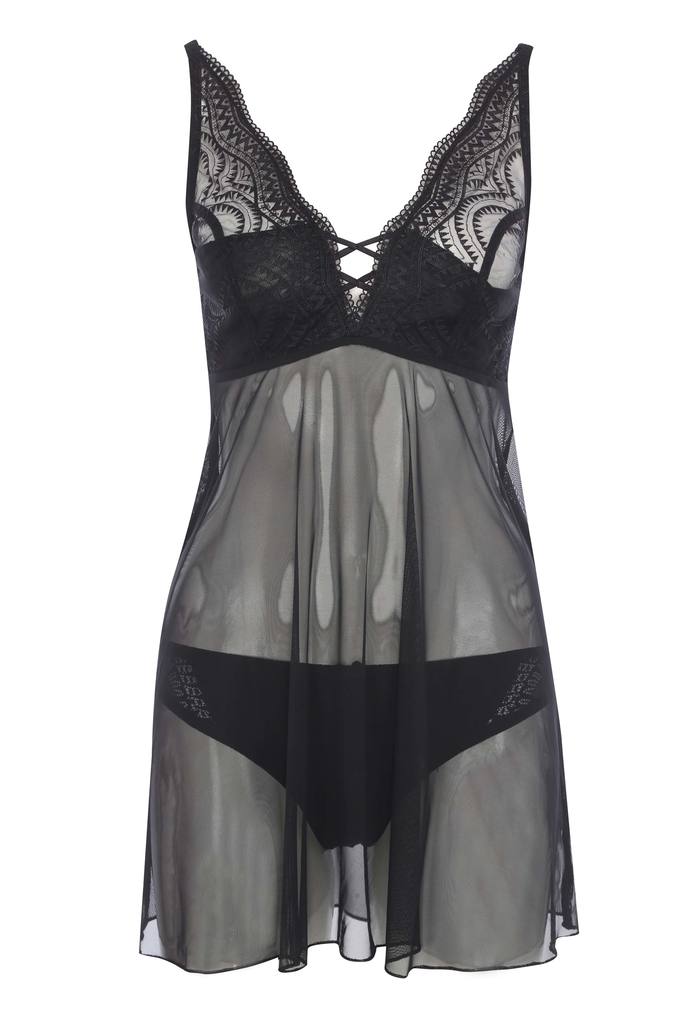 ENAMOR LACE CHEMISE BABYDOLL