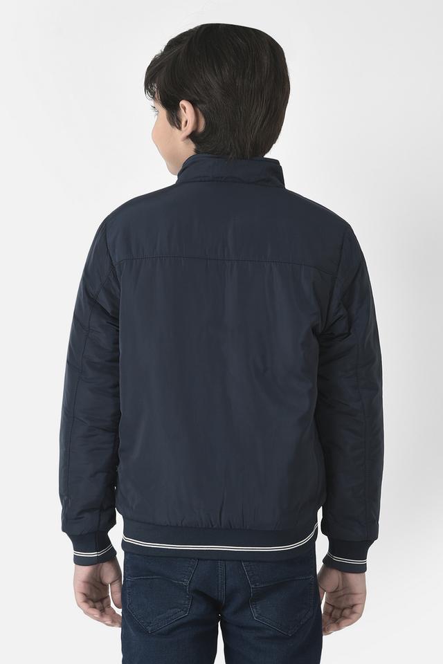 Buy CRIMSOUNE CLUB Solid Polyester Mock Neck Boys Jacket Shoppers Stop