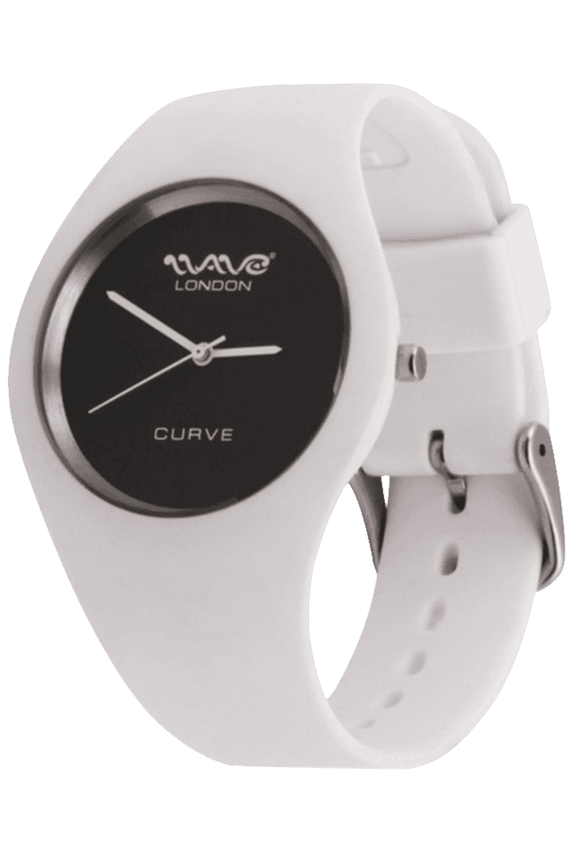 Buy WAVE LONDON Curve White Black Ladies Watch Shoppers Stop