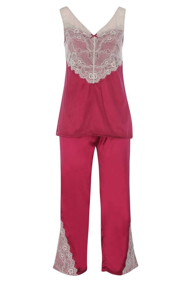 SOIE -  Red Mix Pyjamas & Shorts - Main