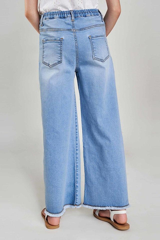 Casual Wear Embroidery GIRLS DOBBY DENIM JEANS, Size: 22/40, Machine wash  at Rs 155/piece in New Delhi