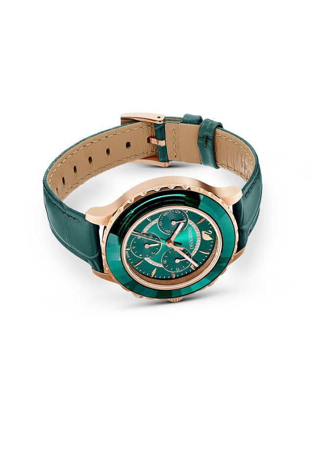 Swarovski discount green watch