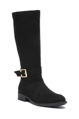 Buy BRUNO MANETTI Suede Slipon Women s Boots Shoppers Stop