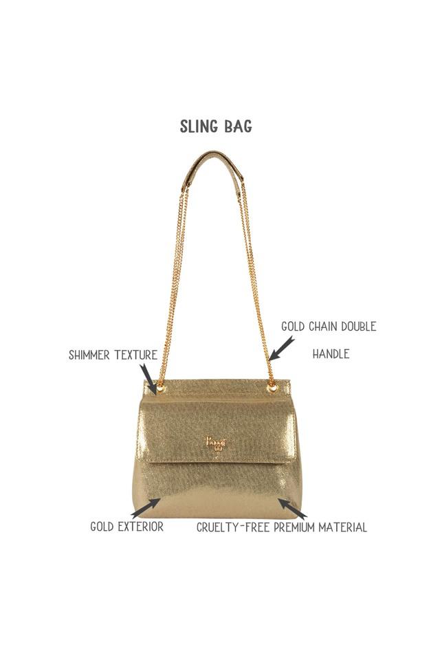 Shimmer sling bags hot sale