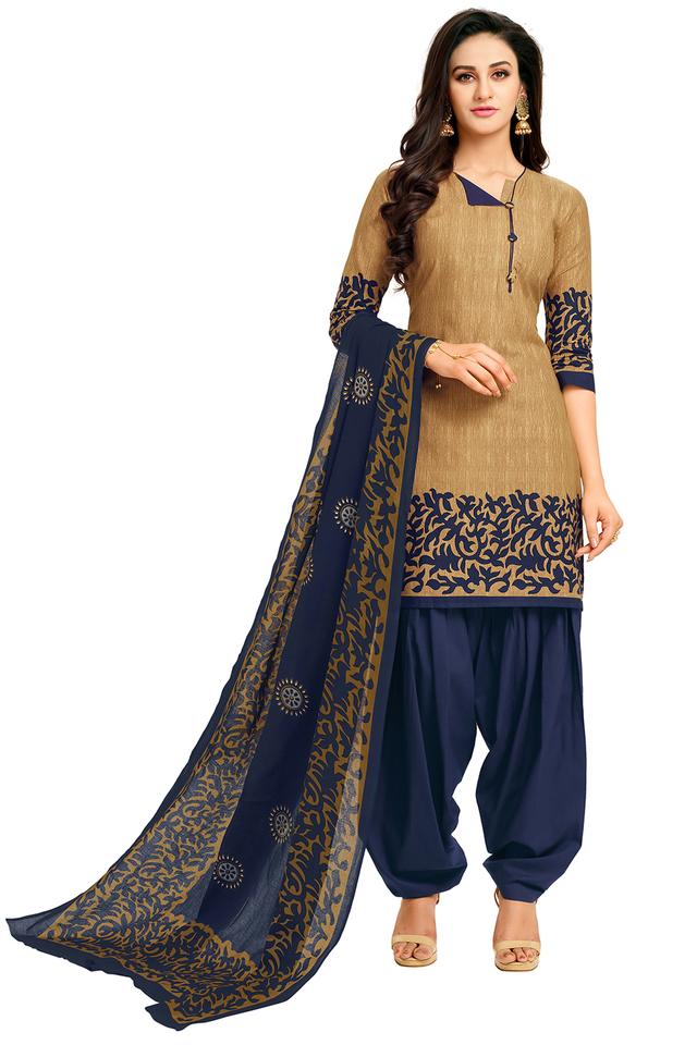 Unstitched salwar outlet suit material