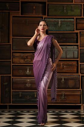 Fusion wear saree sale