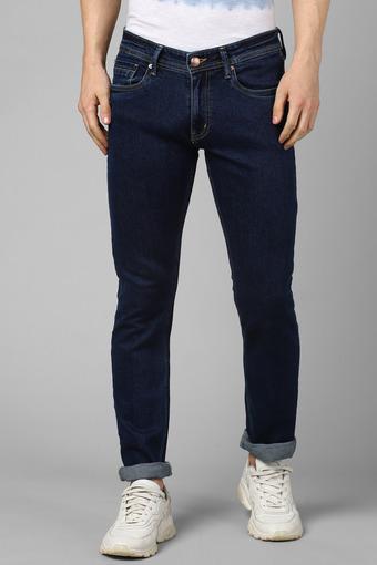 mens mid blue slim fit jeans