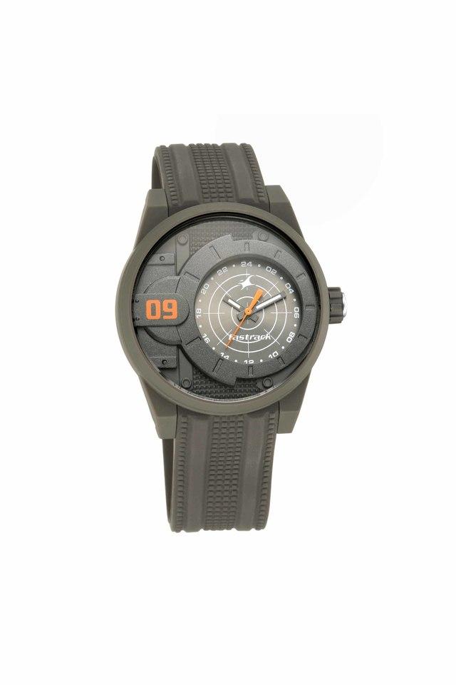 Buy FASTRACK undefined Mens Trendies 3.0 Grey Dial Silicone Analogue Watch 38058PP02 Shoppers Stop