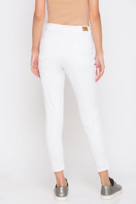 White jeans best sale ankle length