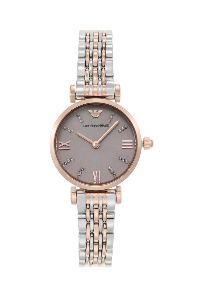 Armani women's silver clearance watch