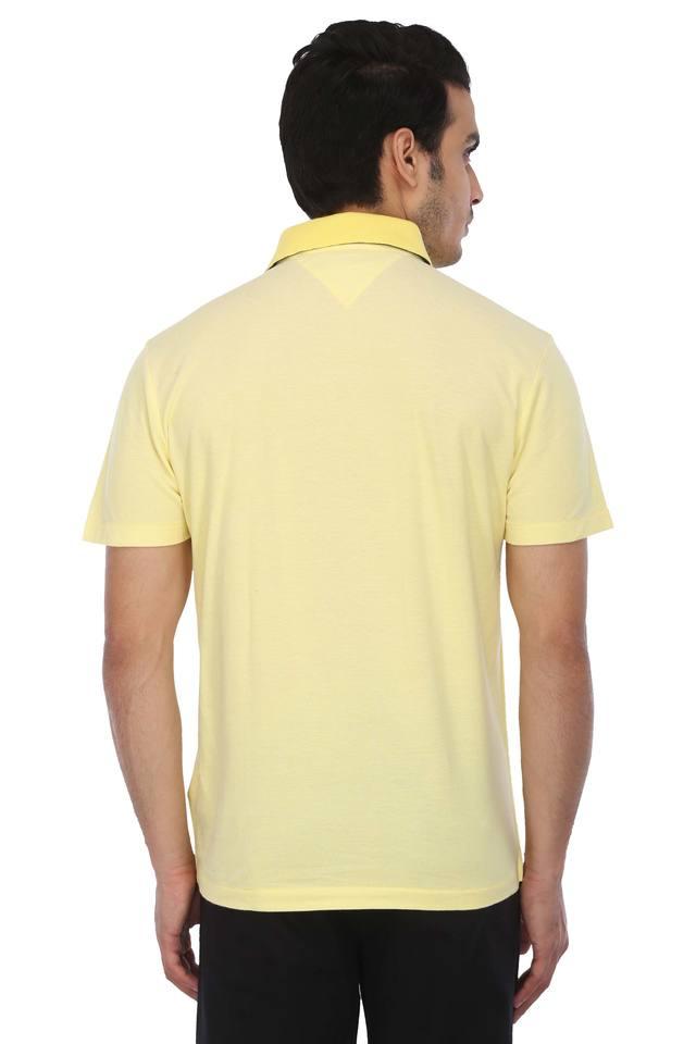 Tommy hilfiger yellow shop polo t shirt