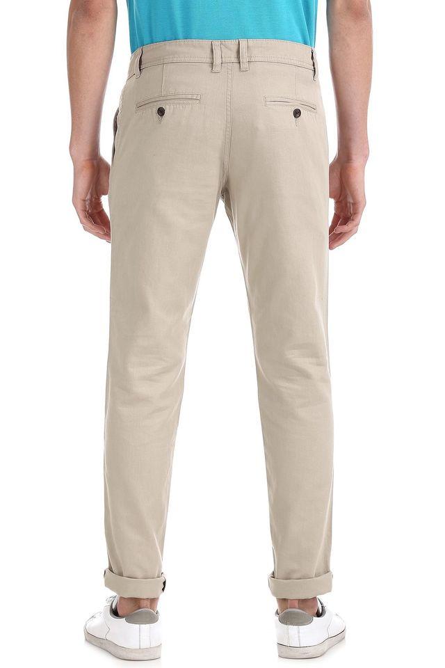 Ruggers Beige Mens Formal Pleated Trouser Chinos32  Amazonin Fashion