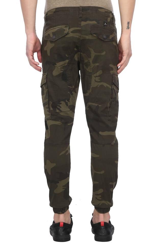 Buy JACK AND JONES Forest Night Mens 7 Pocket Camouflage Cargos | Shoppers  Stop