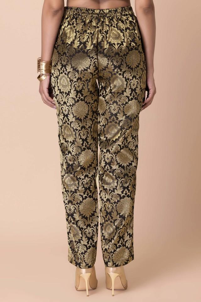 Flared Printed Pants - Floral Print Pants - Print Bell Bottoms