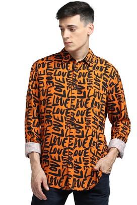 Mens burberry cheap graffiti shirt