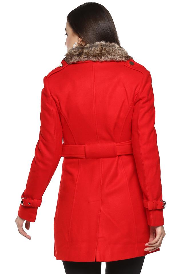 Blue Women Winter Jackets Madame - Buy Blue Women Winter Jackets Madame  online in India