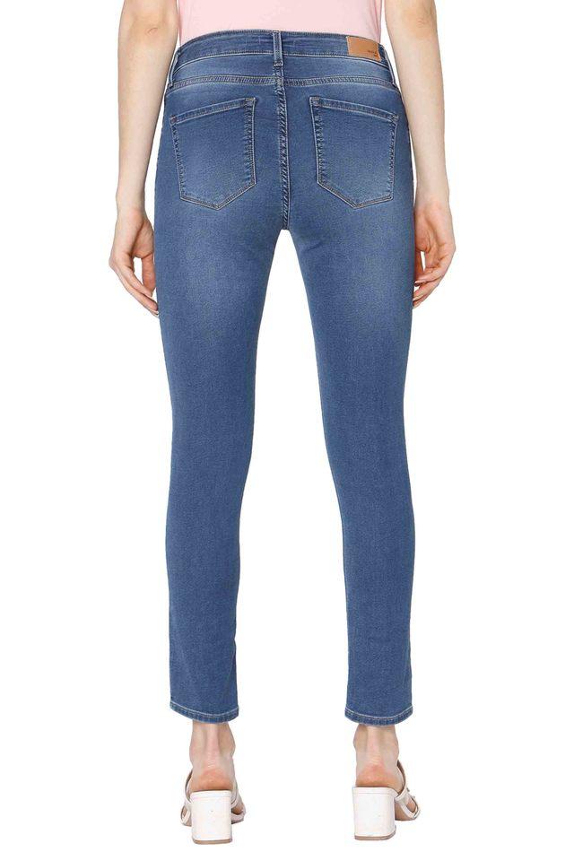 Buy Stylish Blue Cotton Spandex Faded Low-Rise Jeans For Men Online In  India At Discounted Prices