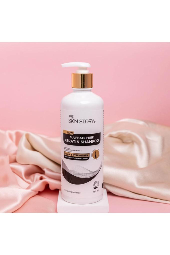 Buy THE SKIN STORY Sulfate Free Keratin Shampoo For Damaged Hair