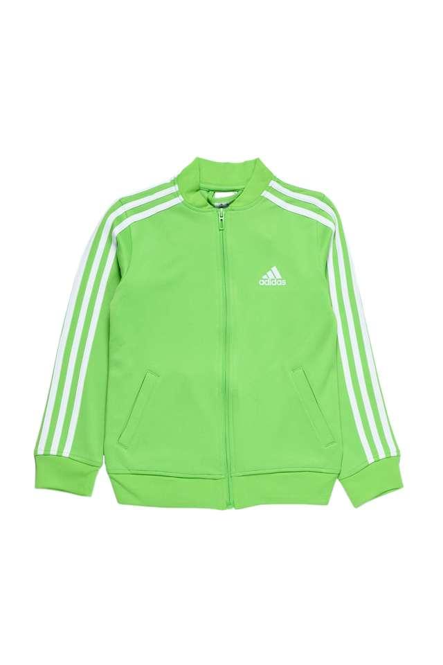 Buy ADIDAS Green Printed Polyester V Neck Boys Jacket Shoppers Stop