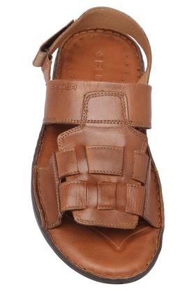 Ruosh men's leather deals sandals and floaters