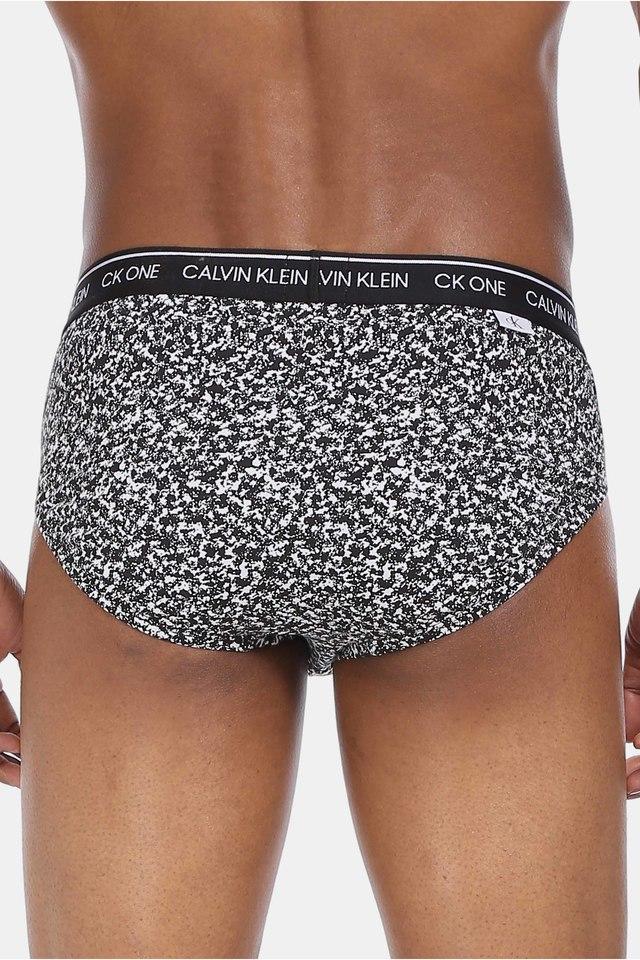 Buy CALVIN KLEIN UNDERWEAR Black Abstract Cotton Stretch Mens