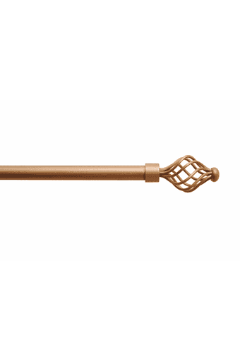 Buy Deco Window Extendible Gold Swirl Curtain Rod 28 48 Inches