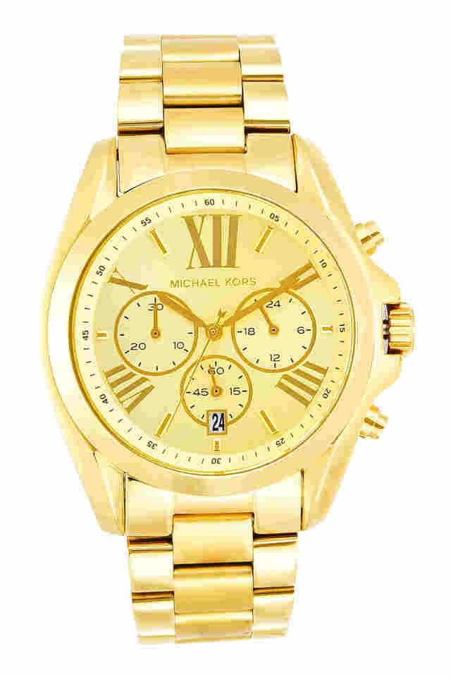 Michael Kors Women's Bradshaw Chronograph Black Dial Zebra Acetate Watch  MK6888