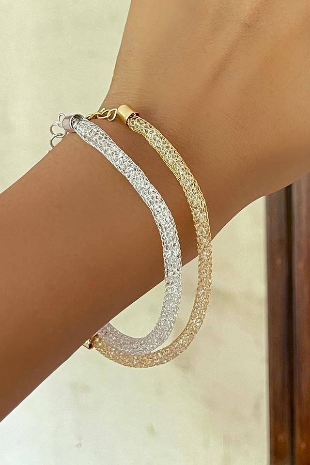 The Shiny Double Wrap Bracelet with Swarovski Crystal