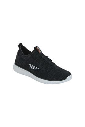 Red tape men's hot sale black running shoes