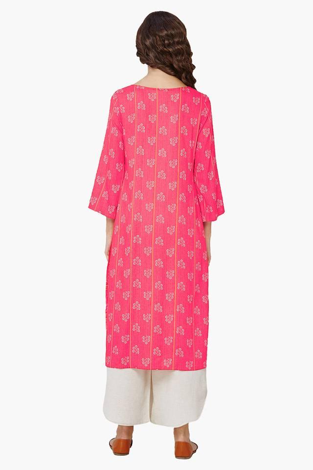 GLOBAL DESI -  Pink Kurtas - Main