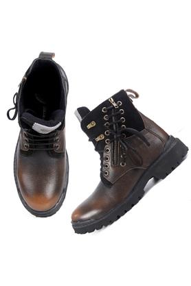 Mens casual 2025 leather boots