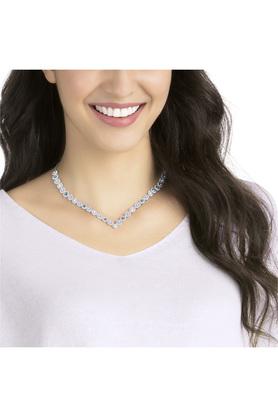 Swarovski angelic 2025 square necklace