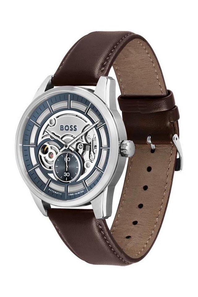 Buy BOSS Sophio Blue Dial Leather Analog Watch for Men 1513944