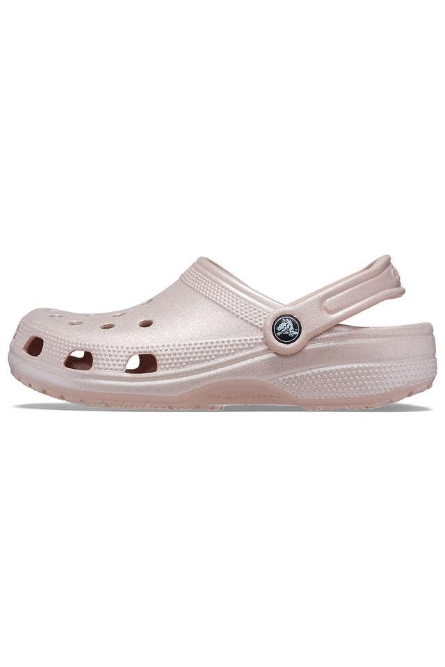 Pink metallic clearance crocs